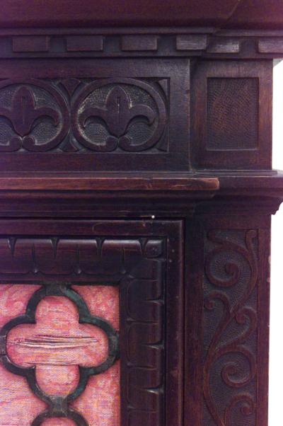 Pair of Spanish Renaissance Style Mahogany Cabinets