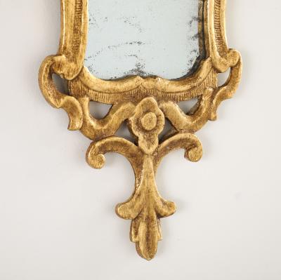 Pair of Spanish Rococo Carved and Gilded Wood Mirrors circa 1760