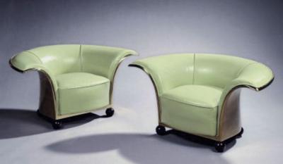 Pair of Spectacular French Art Deco Armchairs