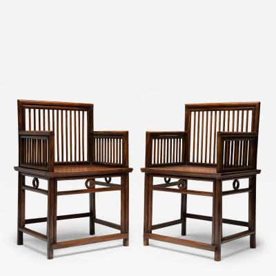 Pair of Spindleback Rose Chairs