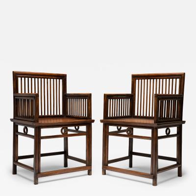 Pair of Spindleback Rose Chairs