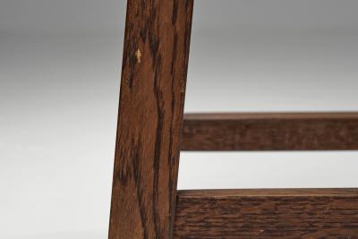 Pair of Square Mid Century Modern Stools Europe 1950s