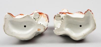 Pair of Staffordshire King Charles Spaniels