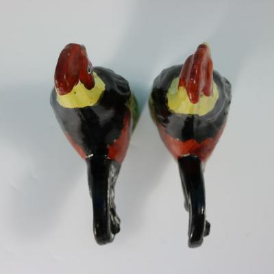 Pair of Staffordshire Pearlware Figures of Cockerels