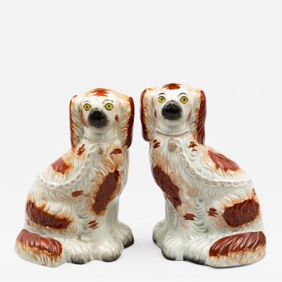 Pair of Stafforshire Dogs Circa 1870