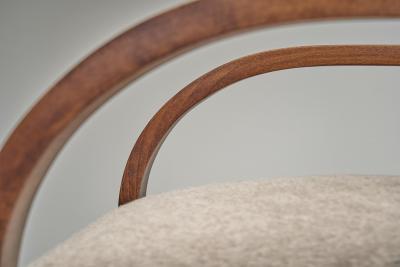 Pair of Stained Beech Armchairs Denmark ca 1930s