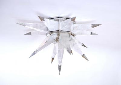 Pair of Star Flush Mounts by Phoenix