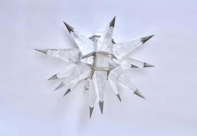 Pair of Star Flush Mounts by Phoenix