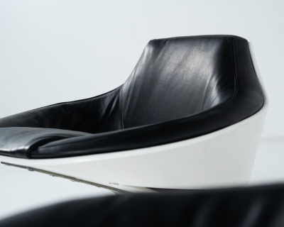 Pair of Stella 1001 Armchairs by Joe Colombo for Confort Italy 1960s