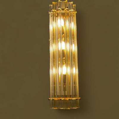 Pair of Striking Contemporary Crystal Prism Wall Sconces