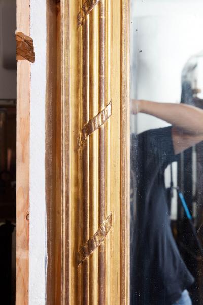 Pair of Substantial Georgian Giltwood Mirrors