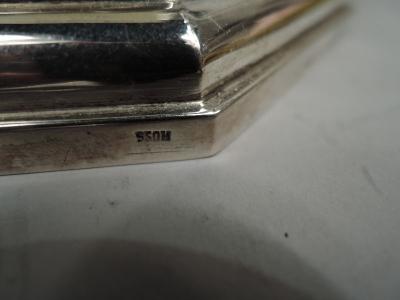 Pair of Super Stylish Art Deco Classical Silver 2 Light Candelabra