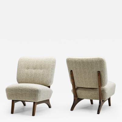 Pair of Susanna Lounge Chairs by Aake Anttila Finland 1950s