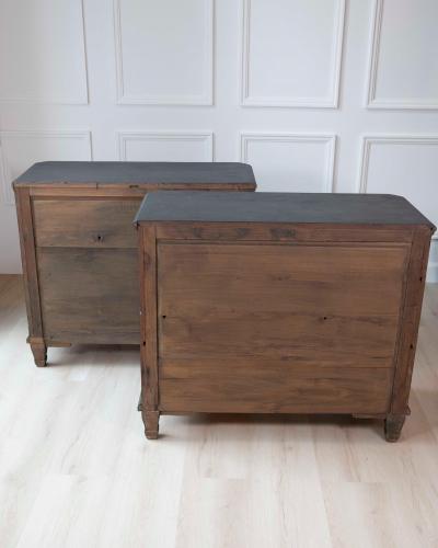 Pair of Swedish 19th Century Painted Chests of Drawers c 1850