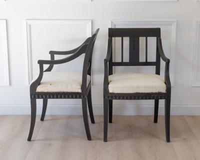 Pair of Swedish Armchairs circa 1880
