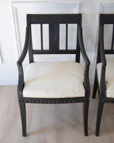 Pair of Swedish Armchairs circa 1880
