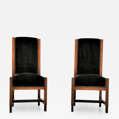Pair of Swedish Art Deco Chairs Sweden 1930s