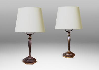 Pair of Swedish Art Deco Table Lamps