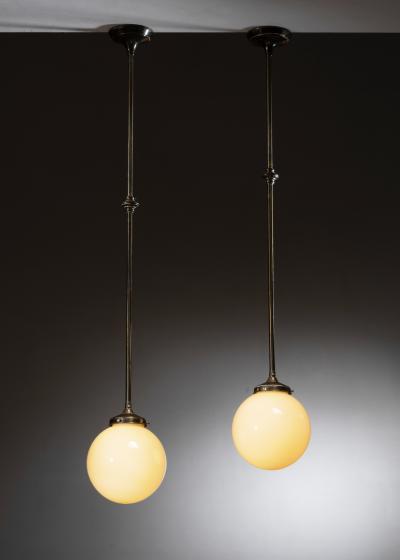 Pair of Swedish Art Deco pendants