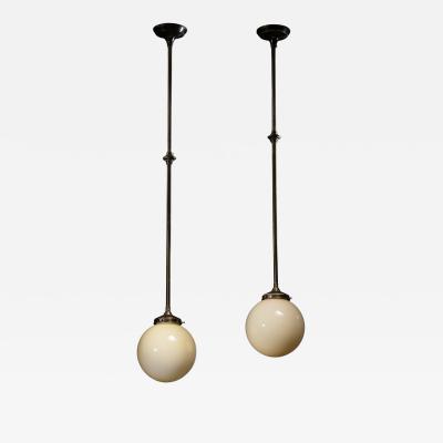 Pair of Swedish Art Deco pendants