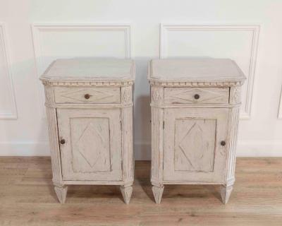 Pair of Swedish Bedside Tables ca 1910