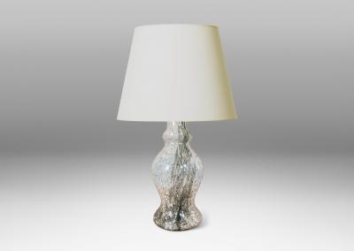 Pair of Swedish Blown Glass Table Lamps