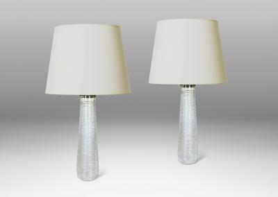 Pair of Swedish Brutalist Table Lamps