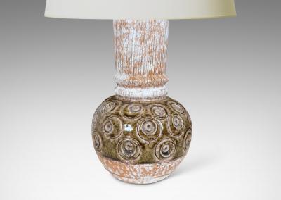 Pair of Swedish Brutalist Table Lamps
