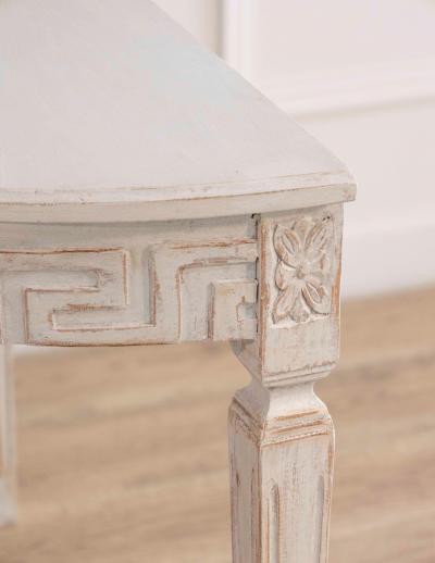 Pair of Swedish Demi Lune Consoles circa 1880