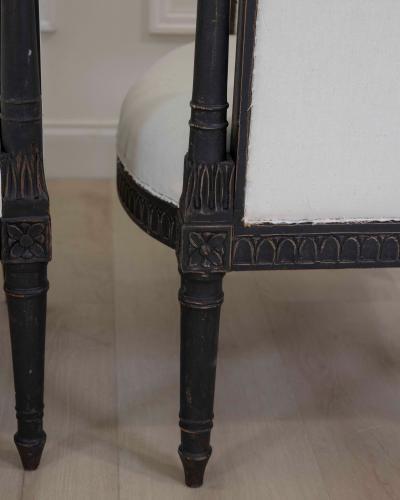 Pair of Swedish Empire Style Armchairs