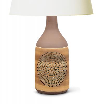 Pair of Swedish Faux Bois Table Lamps