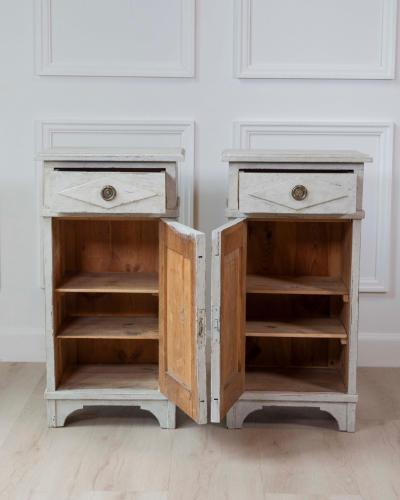 Pair of Swedish Gustavian Bedside Cabinets Circa 1800