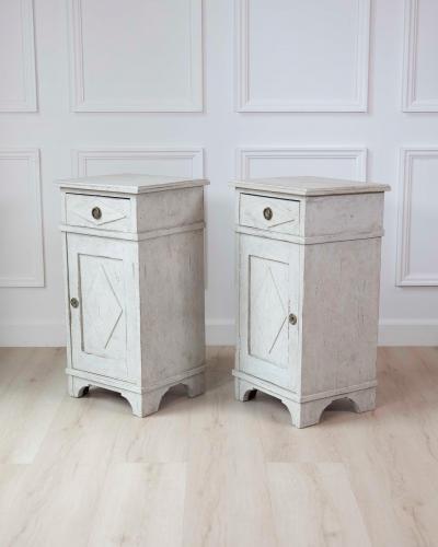 Pair of Swedish Gustavian Bedside Cabinets Circa 1800