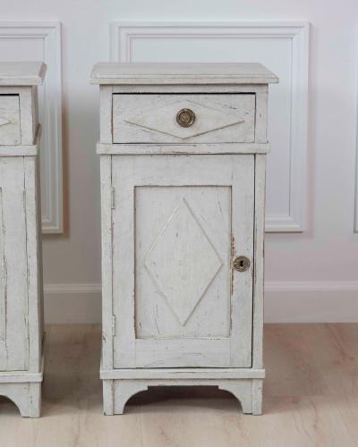 Pair of Swedish Gustavian Bedside Cabinets Circa 1800