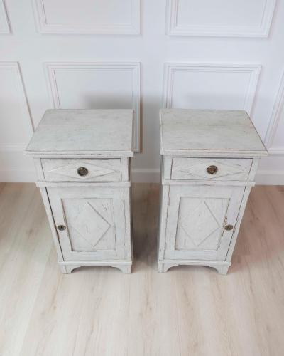 Pair of Swedish Gustavian Bedside Cabinets Circa 1800