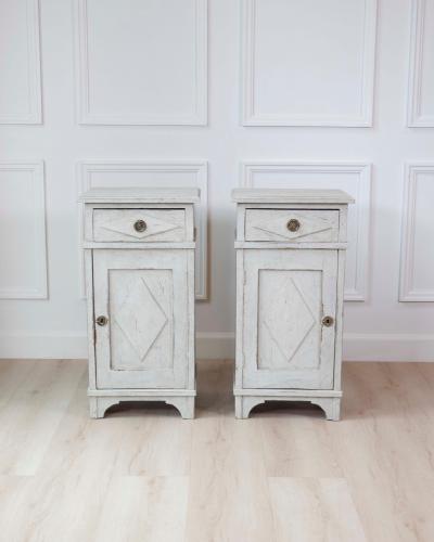 Pair of Swedish Gustavian Bedside Cabinets Circa 1800