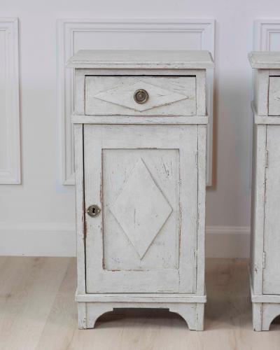 Pair of Swedish Gustavian Bedside Cabinets Circa 1800