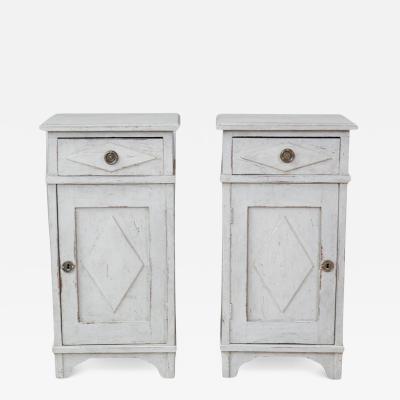 Pair of Swedish Gustavian Bedside Cabinets Circa 1800