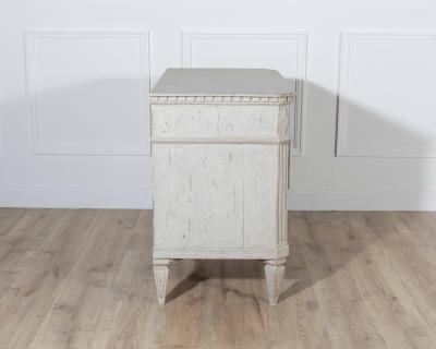 Pair of Swedish Gustavian Style Painted Chests of Drawers Early 20th Century