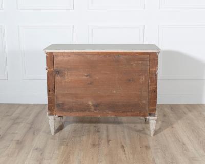 Pair of Swedish Gustavian Style Painted Chests of Drawers Early 20th Century