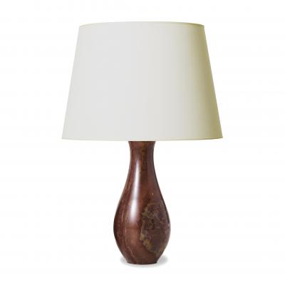 Pair of Swedish Marble Table Lamps