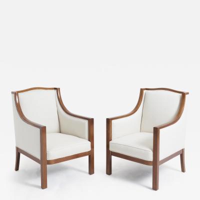 Pair of Swedish Modern Armchairs