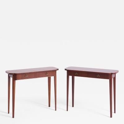 Pair of Swedish Modern Bedside Tables