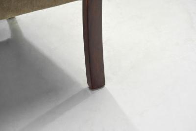 Pair of Swedish Modern Beech Armchairs Sweden circa 1940s