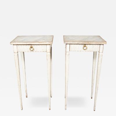 Pair of Swedish Neoclassic Bedside Tables