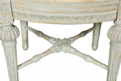 Pair of Swedish Neoclassic Painted Footstools