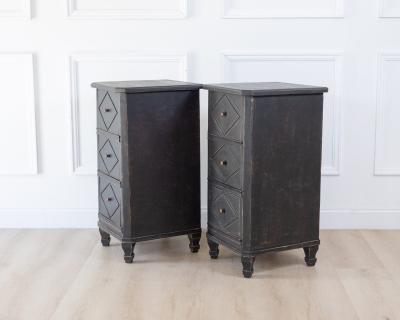 Pair of Swedish Nightstands circa 1840