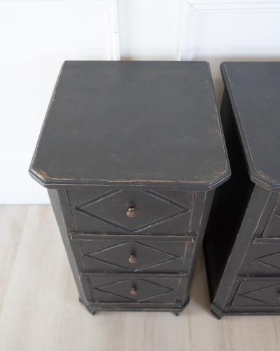 Pair of Swedish Nightstands circa 1840