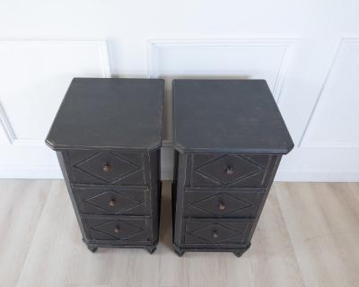 Pair of Swedish Nightstands circa 1840