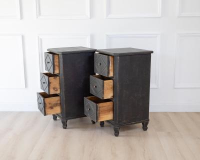 Pair of Swedish Nightstands circa 1840